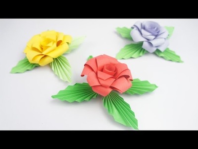Beautiful Paper Rose - Easy DIY TCraft