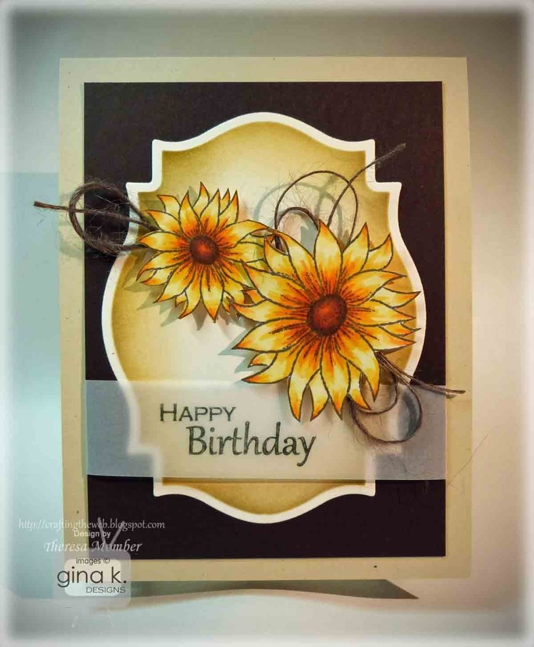 Birthday Sunflower Card