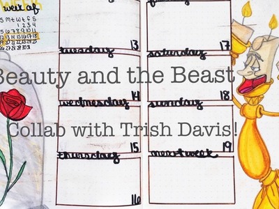 Bullet Journal 2017 | March Plan With Me | Beauty and the Beast