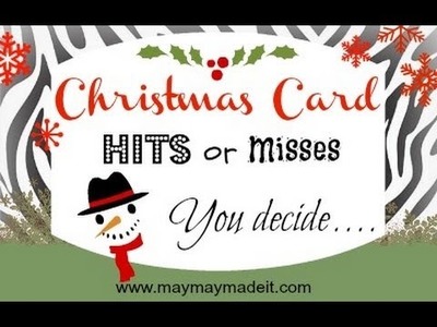 Card Hits or Misses #1 "Paper Piecing"