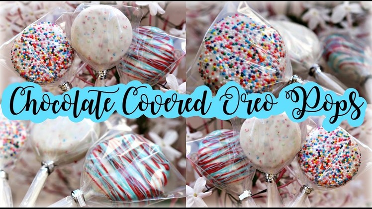 Chocolate Covered Oreo Pops-MommaBear