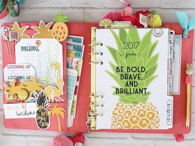 Cocoa Daisy May and June planner flip through