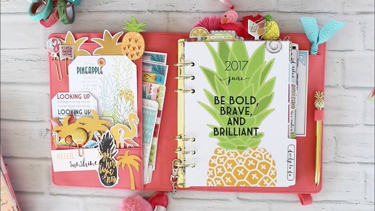 Cocoa Daisy May and June planner flip through