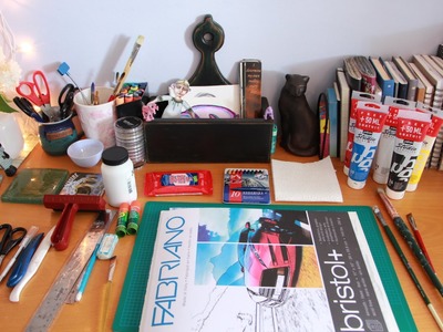 Collage Materials and Tools: In the Studio with Jamie