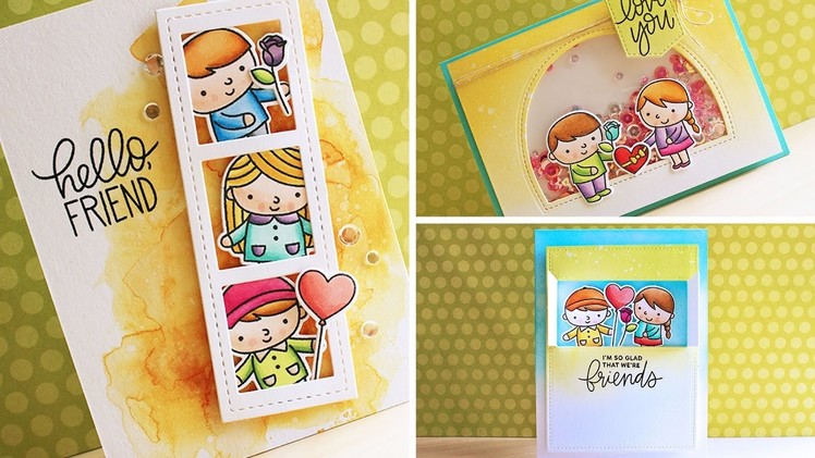 Creating 3 Friendship Cards by Pretty Pink Posh