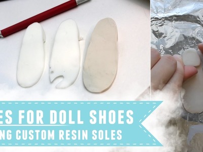 Creating soles for custom BJD shoes