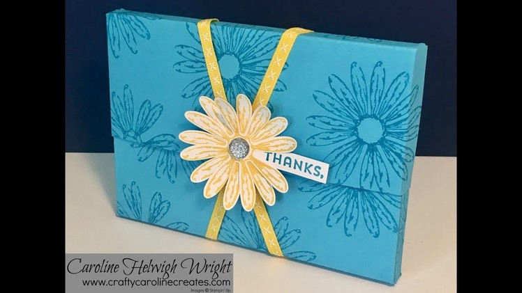 Daisy Delight - Flip Top Card Box - Video Tutorial with Stampin' Up Products