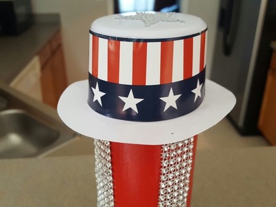 DIY 4TH OF JULY CENTERPIECE | PRINGLES CAN UPCYCLE