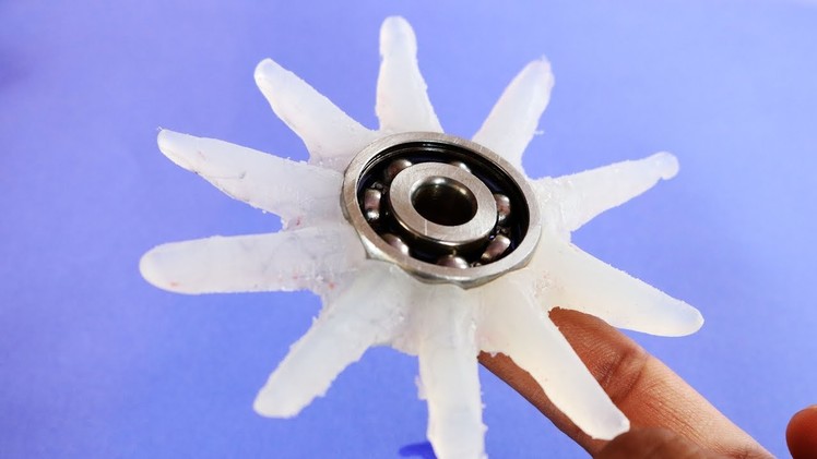 DIY Hot Glue Spiky Fidget Spinner