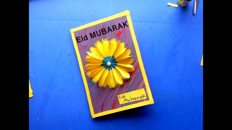 Diy: how to make 3D Handmade Eid Mubarak Card