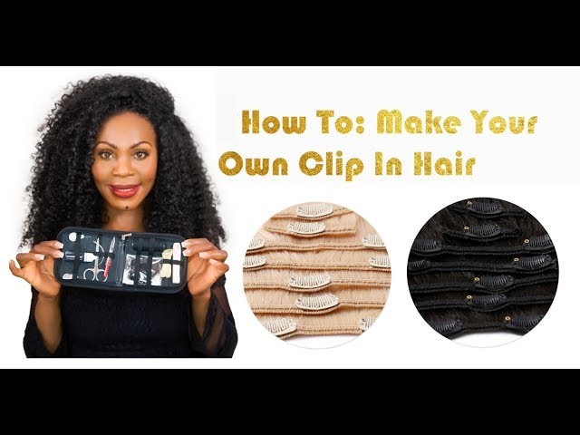 DIY. How To: Make Your Own Clip In Hair Extensions | ONYC Hair Tutorial