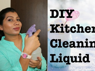 DIY Kitchen Cleaning Liquid | Homemade Kitchen Cleaner