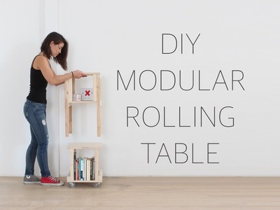 DIY Modular Rolling Table