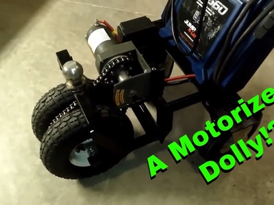 DIY Motorized Trailer Dolly. Trailer Mule