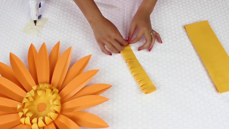 DIY Paper Flowers | Daisy | Template #7