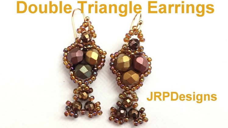 Double Triangle Earrings--Beginner BeadingTutorial