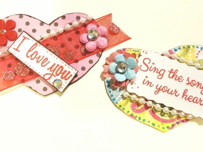 DT Valentine Heart Embellishments - Maymay Made It Design Team