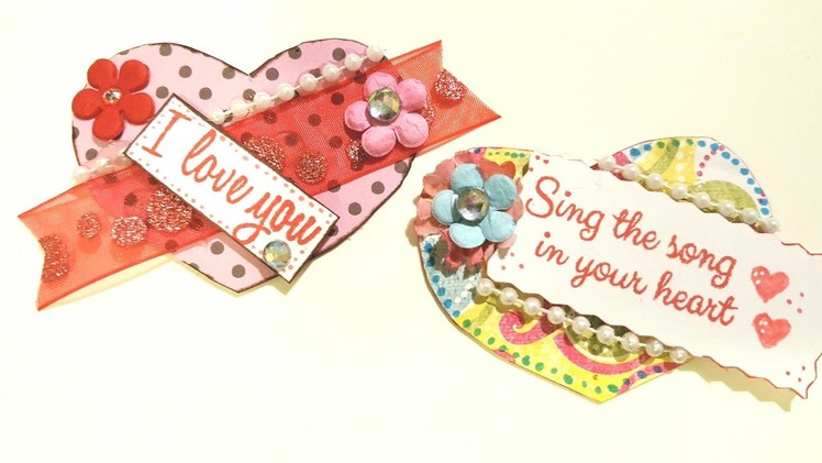 DT Valentine Heart Embellishments - Maymay Made It Design Team