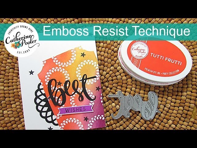 Emboss Resist Technique with Naturally Inspired SOA: Blog Hop #3