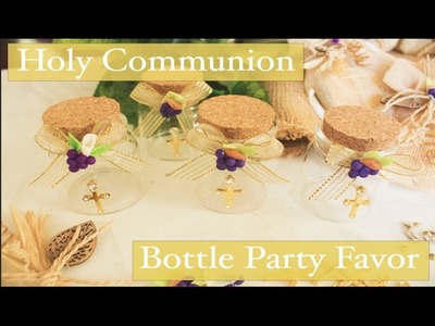 First Holy Communion Bottle Party Favor Decorations For Boys and Girls Part 1