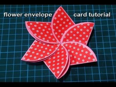 Flower envelope card tutorial