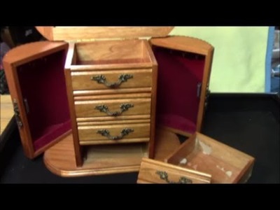 From Trash to Treasure -episode 1:  Old Jewelry Box Makeover. How to restore