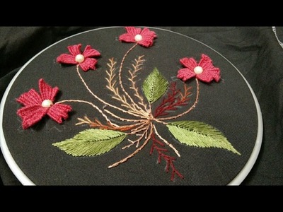 Hand embroidery easy and beautiful 3D Brazilian embroidery