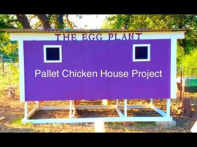 How to Build a Pallet Chicken House - Start to Finish