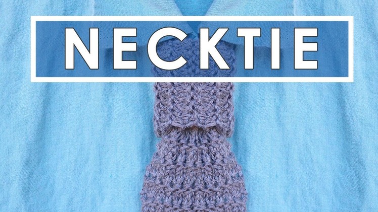 How to Knit GRANITE NECKTIE | Father's Day Gift Idea