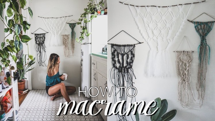 How To Macrame. Beginner’s Tutorial (Easy, Step by Step Guide)
