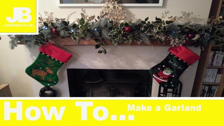 How to make a Christmas Garland