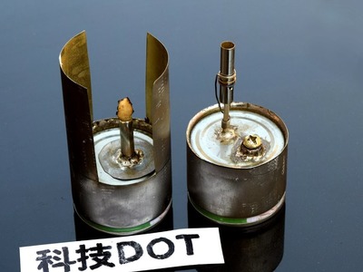 How to make a DIY 900°С mini alcohol burner 自制酒精喷灯
