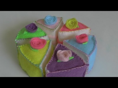 How to make a Felt Cake Plushie Tutorial by Kreative Krafts