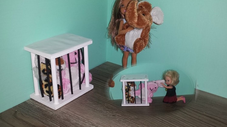 How to make a Miniature Plush Animal Cage