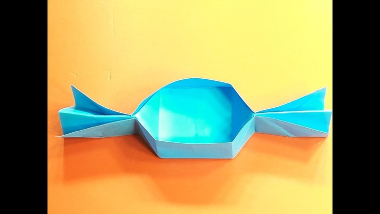 How to make a paper Chocolate candy box - Origami Candy Box Tutorial - Candy Boxes ideas