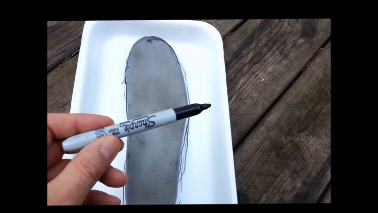 How-to Make Insoles Using A Foam Tray Tutorial