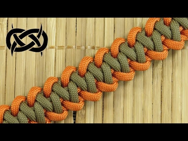How to weave a Modified Shark Jaw Bone Paracord Bracelet