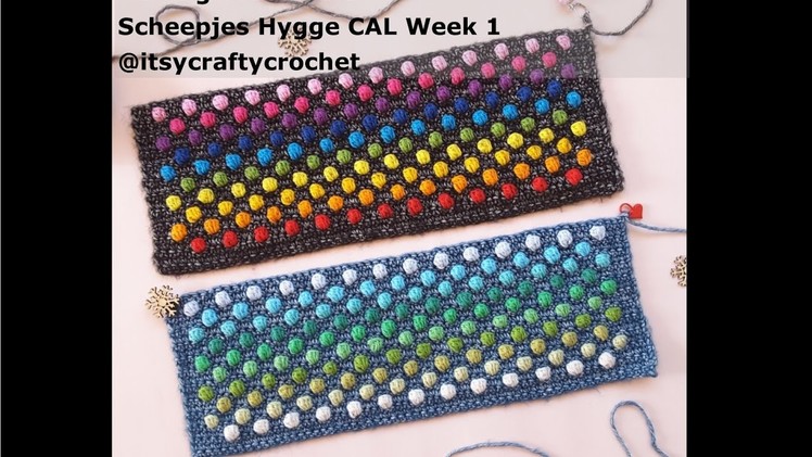 Hygge CAL - Making a BOBBLE pop with no colour show in your crochet