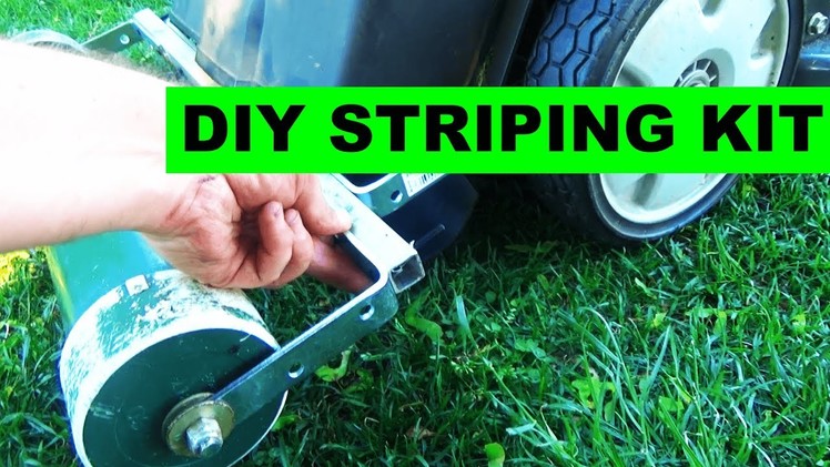 Improved DIY Lawn Striping Kit for Honda HRX217 Self Propelled Lawn Mower