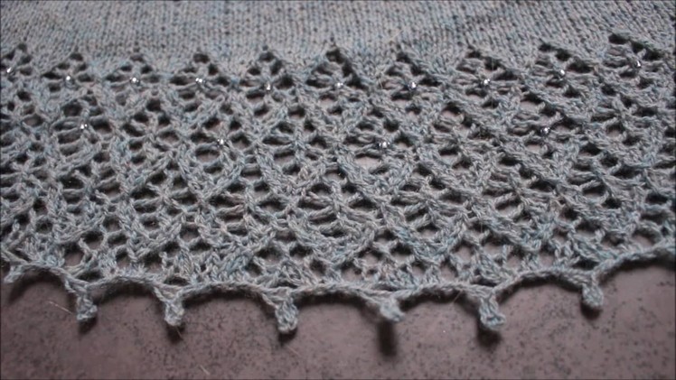 Knitted Picot Bind off
