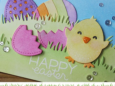 Lawn Fawn Happy Hatchling Easter Card