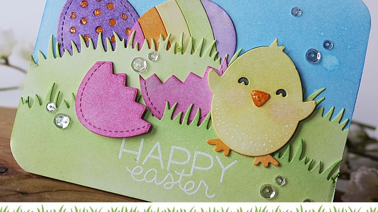 Lawn Fawn Happy Hatchling Easter Card