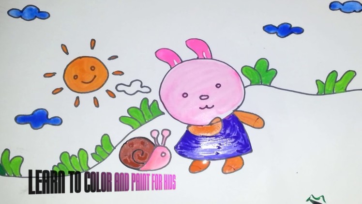 Learn to color and paint for kids Part #1