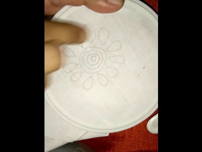 Lucknow chikan embroidery 1 keel center of flower