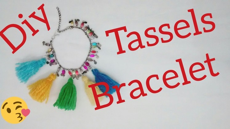 M.S. Dhoni movie's multi coloured tassel friendship bracelet