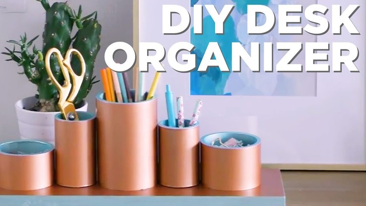 Make a DIY Desk Organizer With PVC Pipe - HGTV