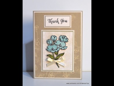 No.280 - Birthday Blooms Bouquet Card - JanB UK Stampin' Up! Demonstrator Independent