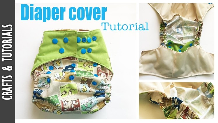One Size Diaper Cover Tutorial Flip Style with Leg Gussets -The290ss