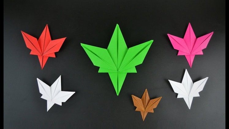 Origami: Maple Leaf - Instructions in English (BR)