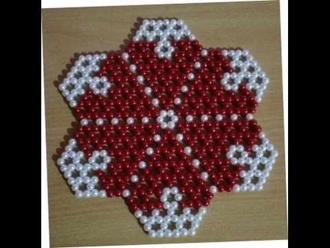 Pearl Beaded Table Mat Design - # 5